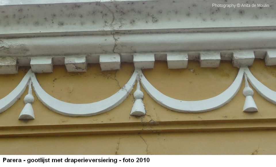 38. Parera gootlijst met draperieversiering 2010